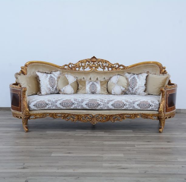 European Furniture - Maggiolini Luxury Sofa - Antique Dark Bronze - 31054-S - GreatFurnitureDeal