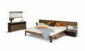 VIG Furniture - Rondo Mid-Century California King Platform Bed w/ Nightstands Storage And Lights - VGWCRONDO-CK - GreatFurnitureDeal
