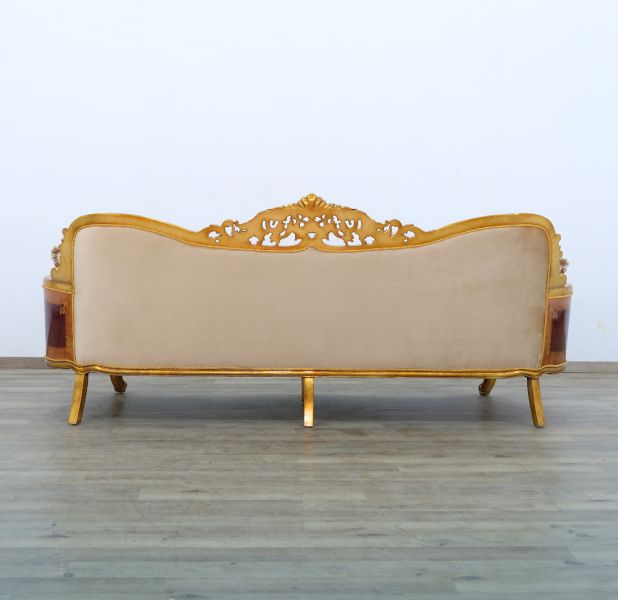 European Furniture - Maggiolini Luxury Sofa - Antique Bronze Demask Gold - 31055-S - GreatFurnitureDeal