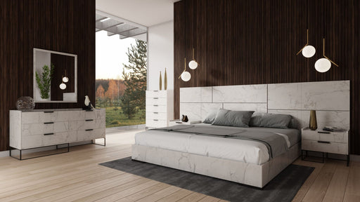 VIG Furniture - Nova Domus Marbella Italian Modern White Marble Mirror - VGACMARBELLA-MIR - GreatFurnitureDeal