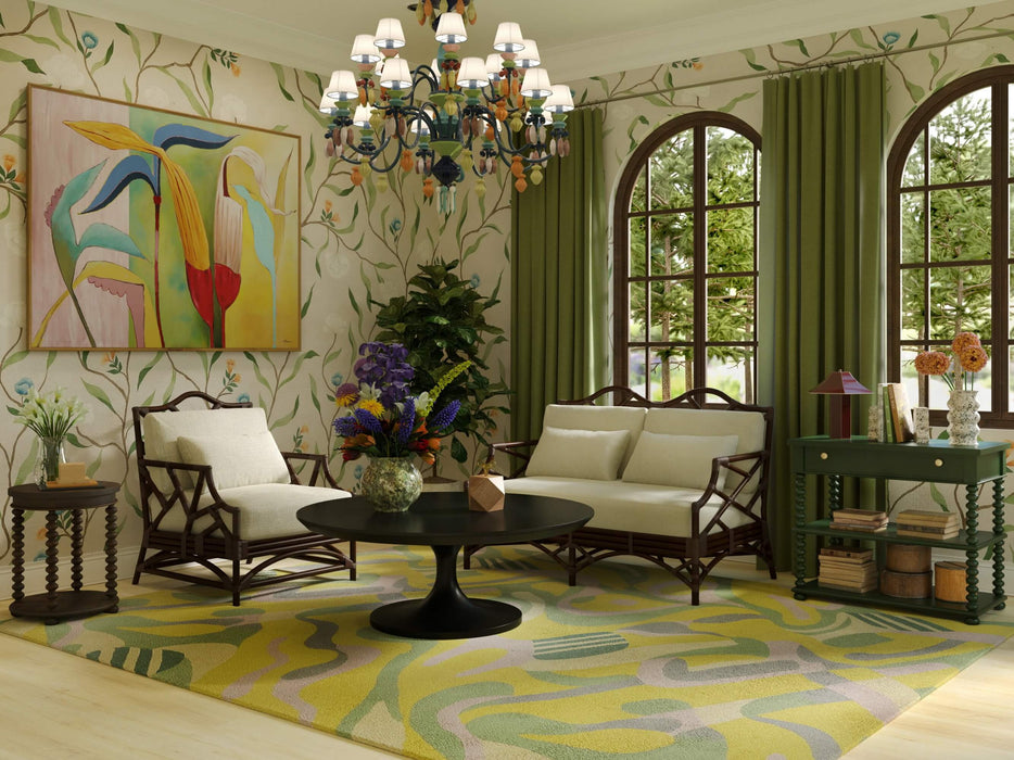 Bramble - Pierre Round Coffee Table in Batavia Black - 28942BBA----- - GreatFurnitureDeal