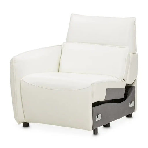 AICO Furniture - VERONA"LAF Motion Chair in Snow White - MBLP-VRNA90-WHT-00 - GreatFurnitureDeal