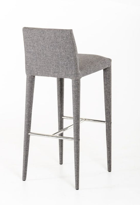 VIG Furniture - Modrest Medford Mid-Century Grey Fabric Bar Stool (Set of 2) - VGEUMC-8219CH-B