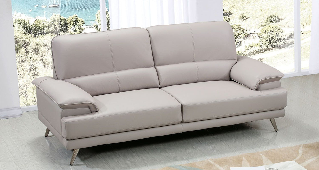 American Eagle Furniture - EK523 Gray Top Grain Leather Sofa - EK523-GR-SF