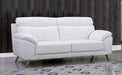 American Eagle Furniture - EK528 White Top Grain Leather 3 Piece Living Room Set - EK528-W-SLC - GreatFurnitureDeal