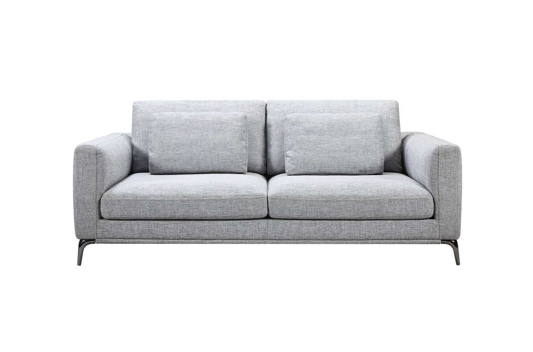 VIG Furniture - Divani Casa Beaman - Modern Grey Fabric Sofa Set - VGMB-C021-SOFA-SET-GRY - GreatFurnitureDeal