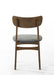 VIG Furniture - Modrest Castillo Modern Walnut and Grey Side Dining Chair (Set of 2) (Set of 2) - VGMA-MI-670 - GreatFurnitureDeal