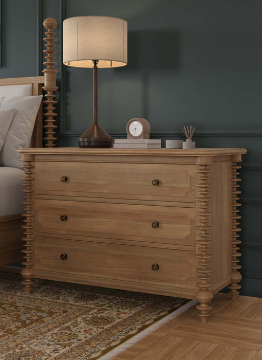 Bramble - Milano 3 Drawer Dresser in Fruitwood - 28783FRW----- - GreatFurnitureDeal