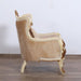 European Furniture - Veronica Luxury Chair in Antique Beige and Antique Dark Gold leaf - 47075-C - GreatFurnitureDeal