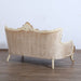 European Furniture - Veronica Luxury Sofa in Antique Beige and Antique Dark Gold leaf - 47075-S - GreatFurnitureDeal