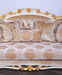 European Furniture - Valentine Luxury Loveseat in Beige - Dark Gold Leafs - 45010-L - GreatFurnitureDeal