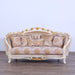 European Furniture - Valentine Luxury Loveseat in Beige - Dark Gold Leafs - 45010-L - GreatFurnitureDeal