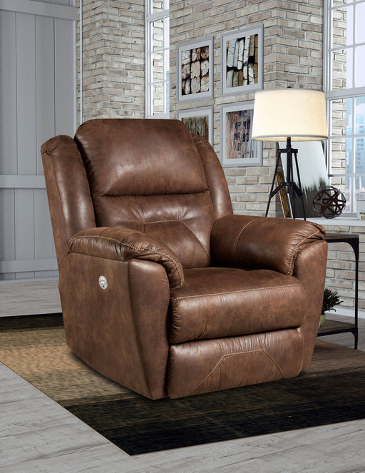 Southern Motion - Pandora Power Headrest Wallhugger Recliner with USB in Mocha - 6751P - GreatFurnitureDeal