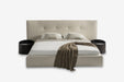VIG Furniture - Modrest Brittany Modern Beige Fabric Queen Bed - VGBBLA1603-Q - GreatFurnitureDeal