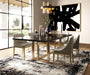 VIG Furniture - Modrest Fairview Modern Grey & Brass Dining Chair - VGGA-6947CH-GRY-B-DC - GreatFurnitureDeal