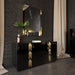 VIG Furniture - Modrest Token Modern Black & Gold Bedroom Set - VGVCBD815-SET-Q - GreatFurnitureDeal