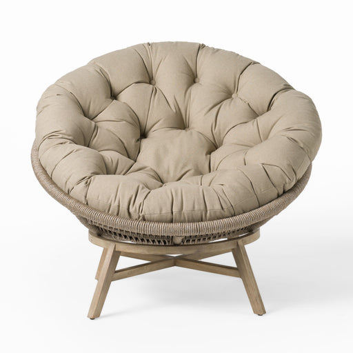 VIG Furniture - Renava Moon - Outdoor Beige Lounge Chair - VGATRABD-153 - GreatFurnitureDeal