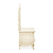 AICO Furniture - Platine De Royale Vanity with Mirror Glass Top & Bench in Tranquil/Champagne Gold - N09000VAN4-201 - GreatFurnitureDeal