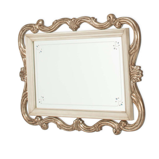 AICO Furniture - Platine de Royale Wall Mirror in Champagne - N09260-201 - GreatFurnitureDeal