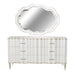 AICO Furniture - London Place Dresser with Mirror in Creamy Pearl - N9004050SA-260-112 - GreatFurnitureDeal