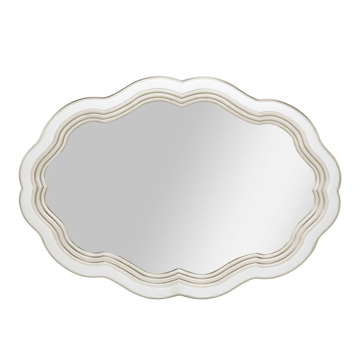 AICO Furniture - London Place Wall Mirror in Creamy Pearl - N9004260-112