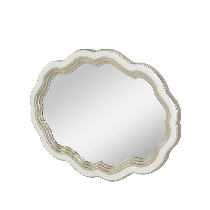 AICO Furniture - London Place Wall Mirror in Creamy Pearl - N9004260-112