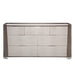 AICO Furniture - Roxbury Park Dresser with Mirror in Slate - N9006050SA-260-220 - GreatFurnitureDeal