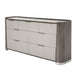 AICO Furniture - Roxbury Park Dresser with Mirror in Slate - N9006050SA-260-220 - GreatFurnitureDeal