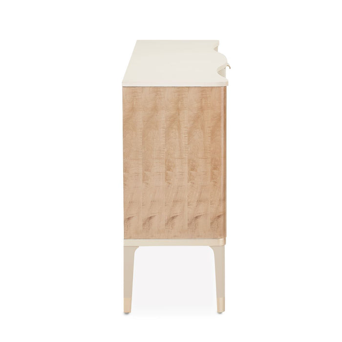 AICO Furniture - Malibu Crest Sideboard in Blush - N9007007SA-131 - GreatFurnitureDeal