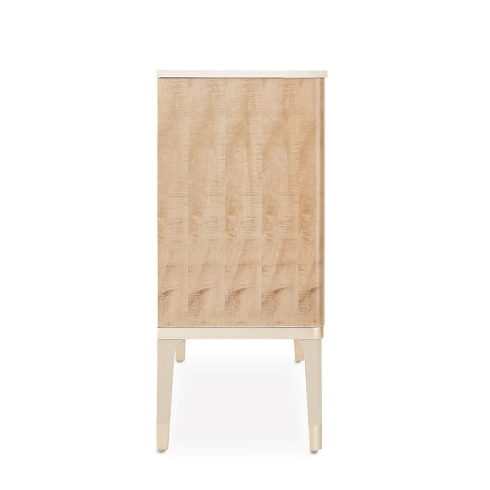 AICO Furniture - Malibu Crest Sideboard in Blush - N9007007SA-131 - GreatFurnitureDeal