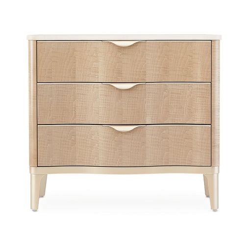 AICO Furniture - Malibu Crest Nightstand in Blush - N9007040-131 - GreatFurnitureDeal