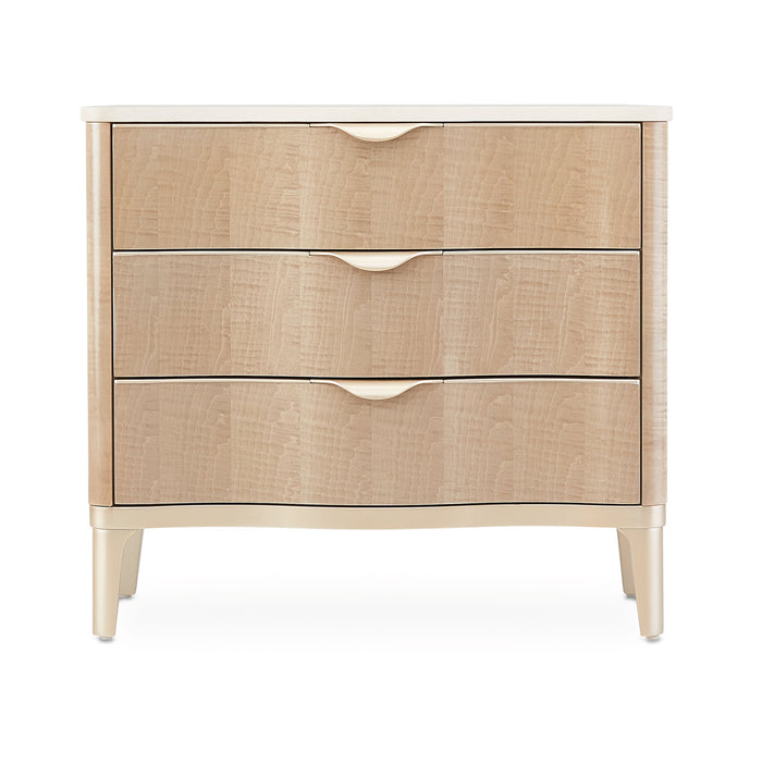 AICO Furniture - Malibu Crest Nightstand in Blush - N9007040-131