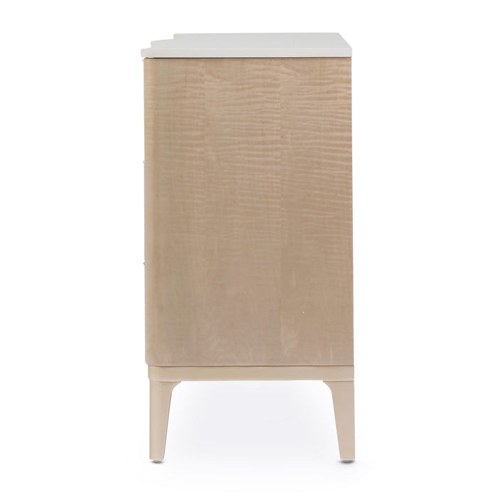 AICO Furniture - Malibu Crest Dresser in Blush - N9007050SA-131 - GreatFurnitureDeal