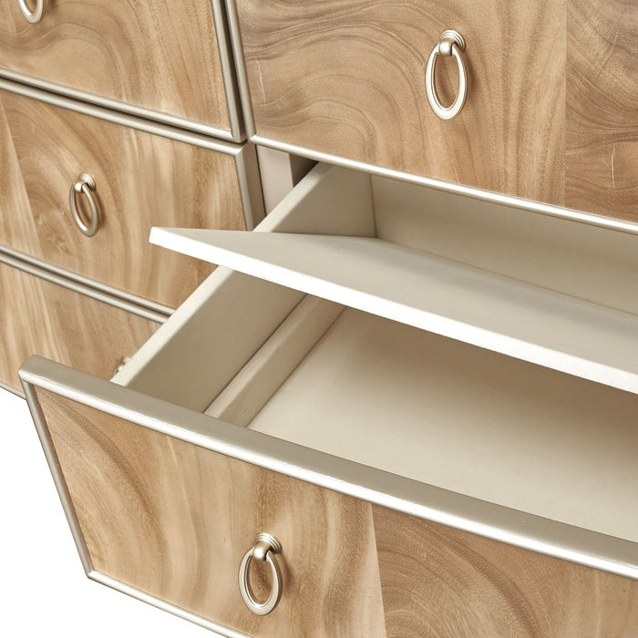 AICO Furniture - Villa Cherie Dresser in Caramel - N9008050SA-134 - GreatFurnitureDeal