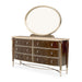 AICO Furniture - Villa Cherie Dresser in Hazelnut - N9008050SA-410 - GreatFurnitureDeal