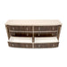 AICO Furniture - Villa Cherie Dresser in Hazelnut - N9008050SA-410 - GreatFurnitureDeal