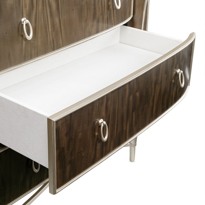 AICO Furniture - Villa Cherie Dresser in Hazelnut - N9008050SA-410 - GreatFurnitureDeal