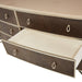 AICO Furniture - Villa Cherie Dresser with Mirror in Hazelnut - N9008050SA-60-410 - GreatFurnitureDeal