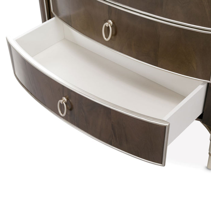 AICO Furniture - Villa Cherie Highboy Chest in Hazelnut - N9008070SA-410