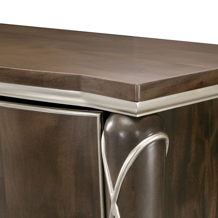 AICO Furniture - Villa Cherie Highboy Chest in Hazelnut - N9008070SA-410