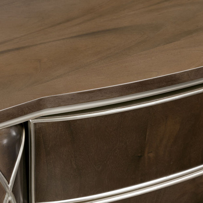 AICO Furniture - Villa Cherie Highboy Chest in Hazelnut - N9008070SA-410