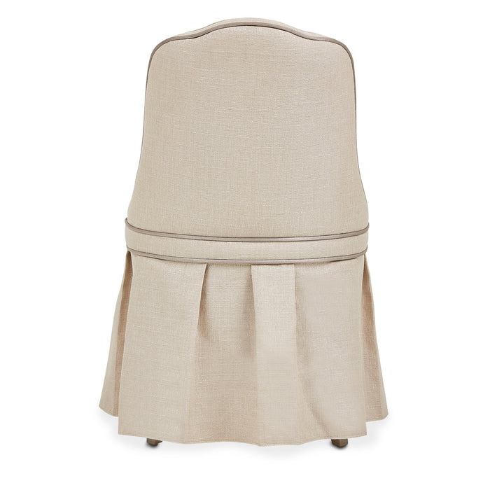 AICO Furniture - Villa Cherie Tufted Vanity Chair in Hazelnut - N9008804R-000