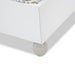 AICO Furniture - Sky Tower Eastern King Bed in Cloud White - N9025600EK-108