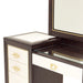 AICO Furniture - Belmont Place Vanity Desk in Espresso - N9085058SA-409 - GreatFurnitureDeal