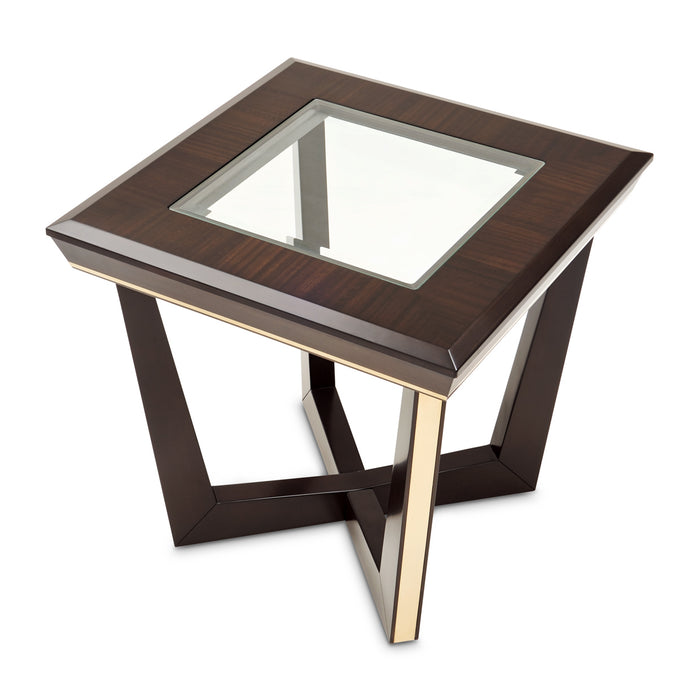 AICO Furniture - Belmont Place End Table in Espresso - N9085202-409 - GreatFurnitureDeal