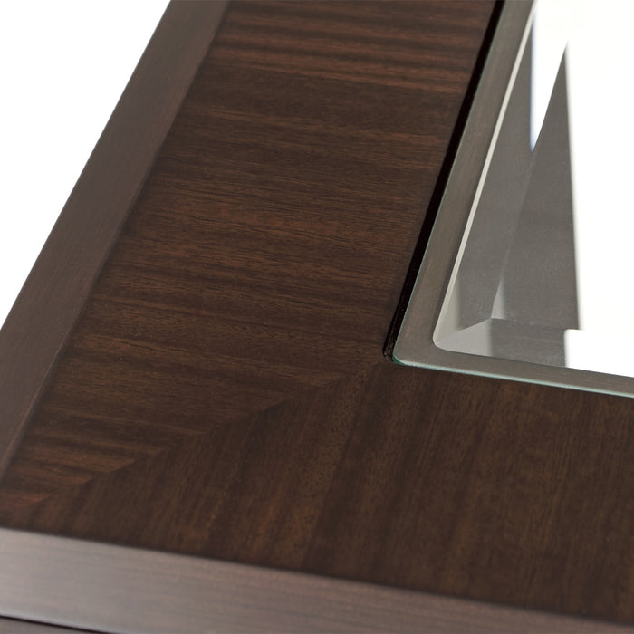 AICO Furniture - Belmont Place End Table in Espresso - N9085202-409 - GreatFurnitureDeal