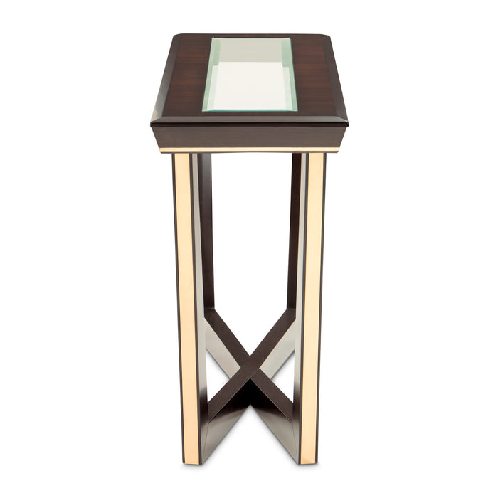 AICO Furniture - Belmont Place Console Table in Espresso - N9085223-409 - GreatFurnitureDeal
