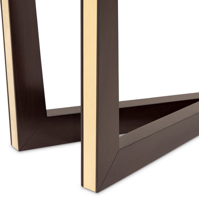 AICO Furniture - Belmont Place Console Table in Espresso - N9085223-409 - GreatFurnitureDeal