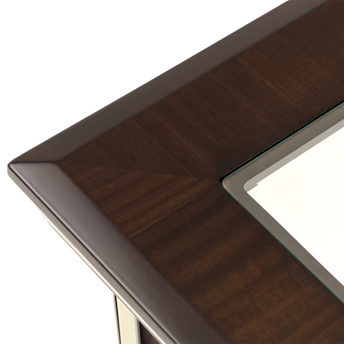 AICO Furniture - Belmont Place Console Table in Espresso - N9085223-409 - GreatFurnitureDeal