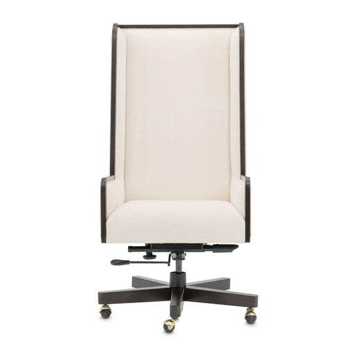 AICO Furniture - Belmont Place Swivel Desk Chair in Espresso - N9085245-409 - GreatFurnitureDeal